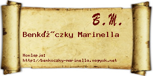 Benkóczky Marinella névjegykártya